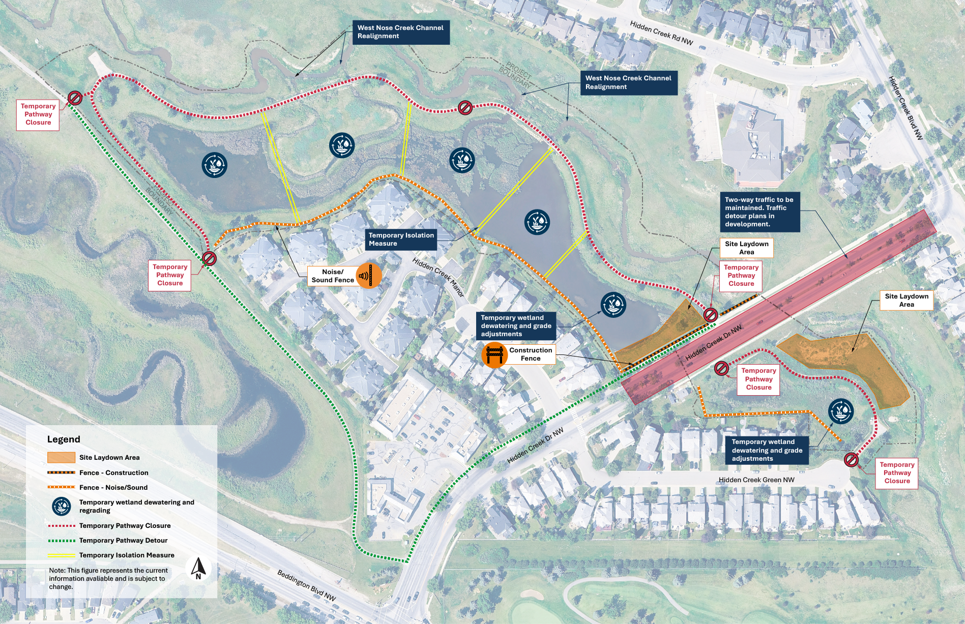 Construction impacts diagram