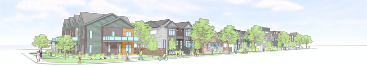 Small-scale homes comes in different building forms like rowhouses, townhouses and front-back semi-detached. Take a look at them in more detail below.