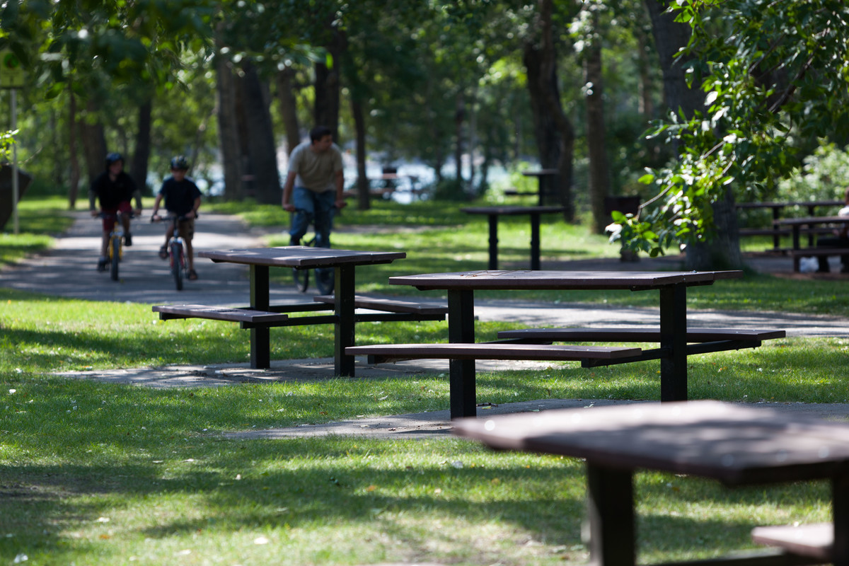 Picnic tables