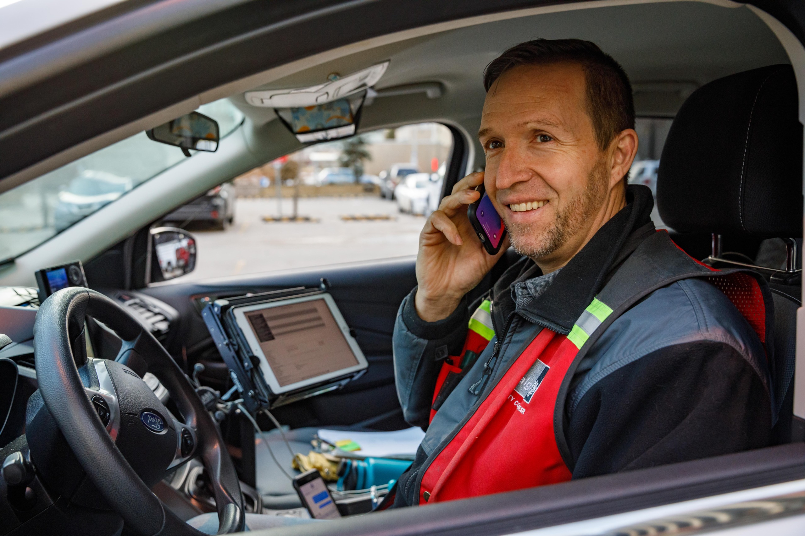 Staff on the phone