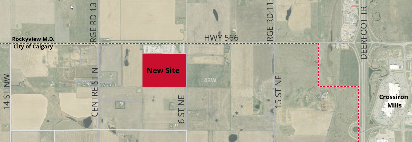 North Calgary Regional Park and Cemetery map