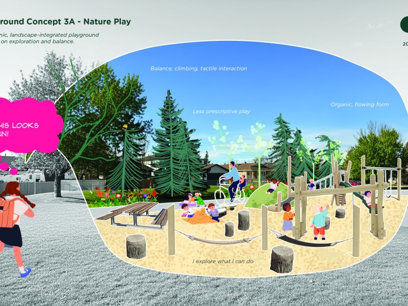 Perspective image of option A 